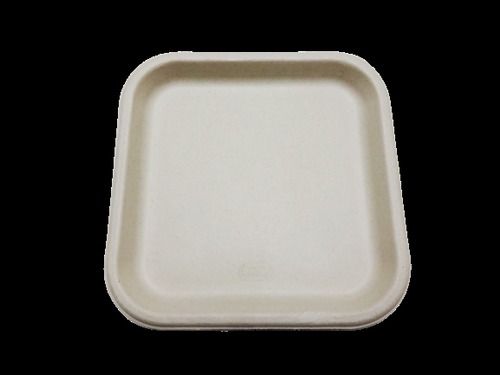 Off-White 9 Inch Square Plate