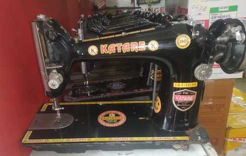 Black Domestic Manual Sewing Machine 