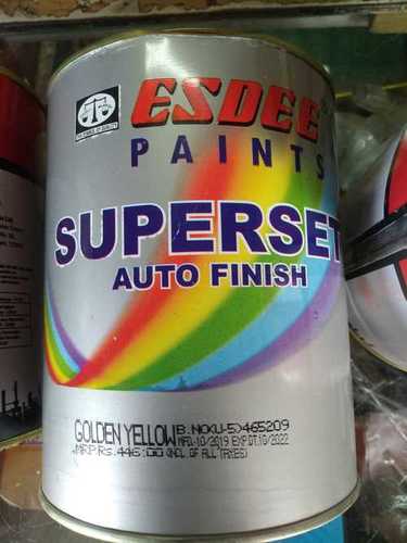 Golden Yellow Automotive Paints