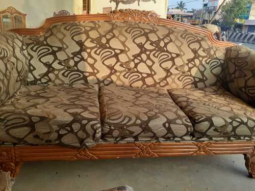 Custom Wooden Carving Sofa Set