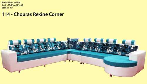 Chouras Rexine Corner Sofa No Assembly Required