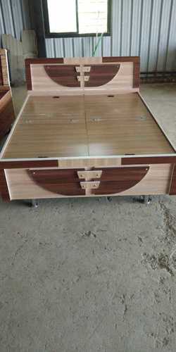 Designer Strong Wooden Bed No Assembly Required