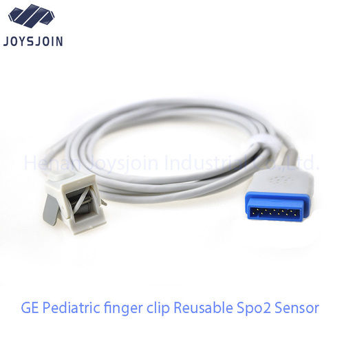 Ge Ohmeda Tech Pediatric Finger Clip Reusable Spo2 Sensor 2.8m Tpu