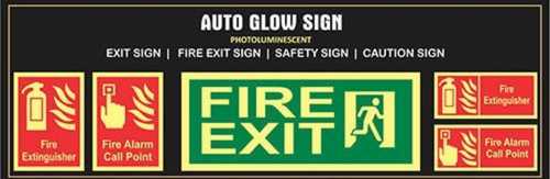 Rectangle Radium Sign Board Application: Industrial