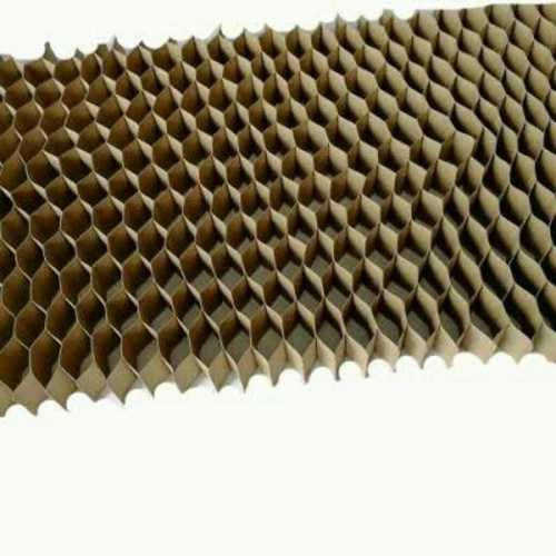 Brown Rectangular Honeycomb Paper Sheet