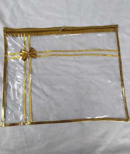 Recyclable Transparent Zipper Saree Cover