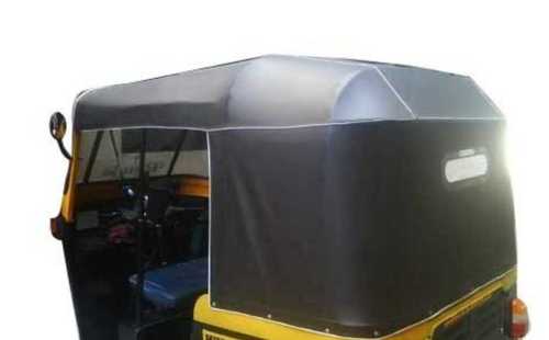 Black Anti Corrosion Auto Rickshaw Hood