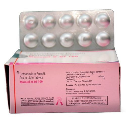 Mucocef-O-Dt 100 (Cefpodoxime 100 Mg) General Medicines