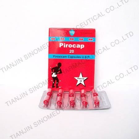 Piroxicam Capsules Capsule Shape: Oval