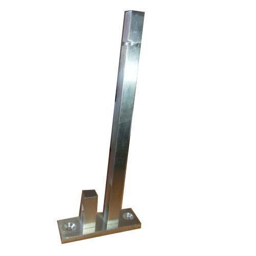 Stainless Steel F Bracket - Silver, Rust Proof | Ideal Glass Fitting Solution