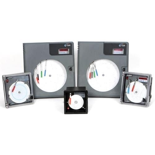 Grey Dust Proof Circular Chart Recorder