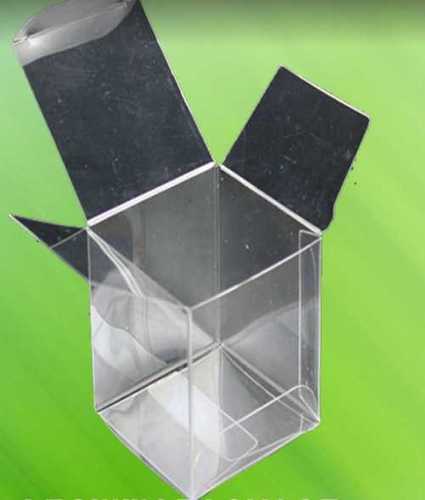 Oil Proof Square Pvc Transparent Boxes