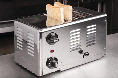 Silver Stainless Steel Bread Toasters