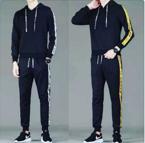 Blue Mens Full Arm Sleeves Tracksuit