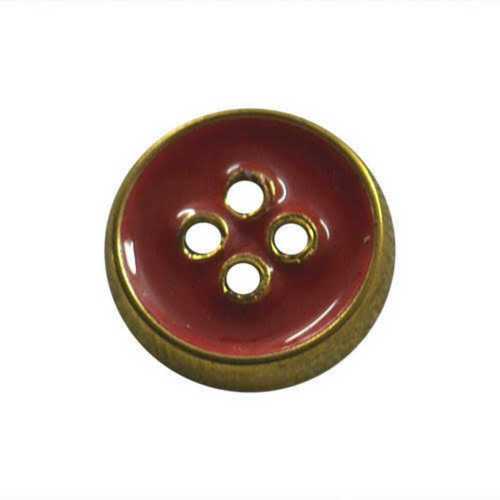 Brown Metal Buttons For Garments 