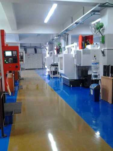 Blue Self Leveling Epoxy Flooring