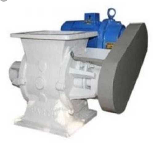 Cast Iron Rotary Air Lock Valve - Color: White-Blue