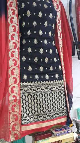 Ladies Cotton Dress Material - Soft Cotton Fiber, 2.50 Meter Top & Salwar, 2.25 Meter Dupatta | Beautiful Patterns for Regular Wear