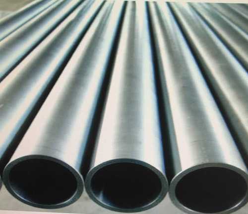 Silver Alloy Metal Round Pipe