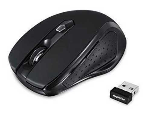 Black Bluetooth Optical Computer Mouse