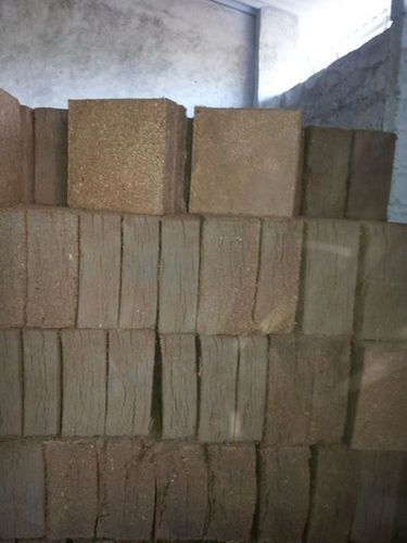 Dark Brown Natural Cocopeat Square Block