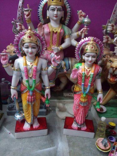 Easy To Clean Laxmi Vishnu God Statue