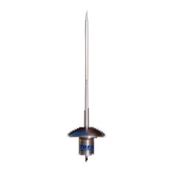 Silver Pdc Stream Lightning Rod 