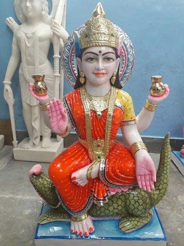 White Marble Ganga Maa