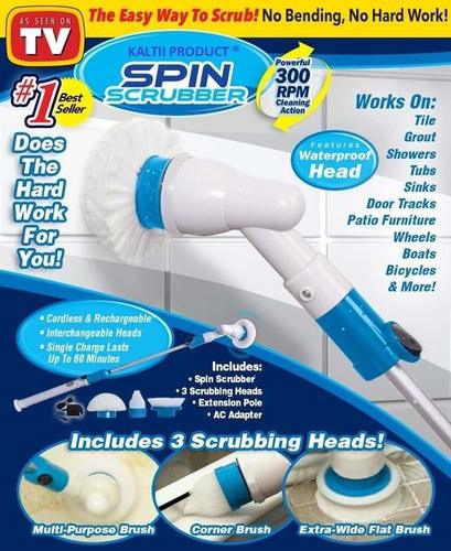 Abs Hurricane Spin Scrubber Blue And White