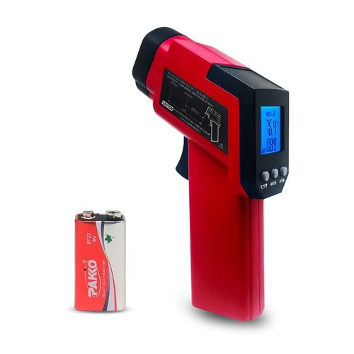 Infrared Pyrometer DT8016 (Red and Black)