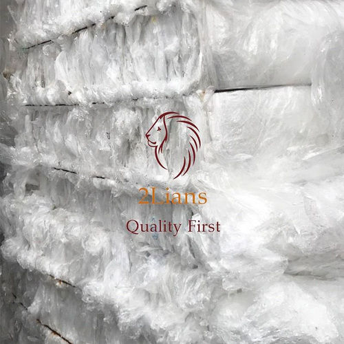 LDPE Film on Bales Clear Scrap Plastic Recycle