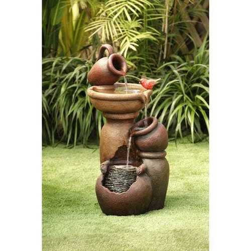 Resin Fountain - High-Grade Longevity | Hassle-Free Installation, Corrosion Resistant, Low Maintenance