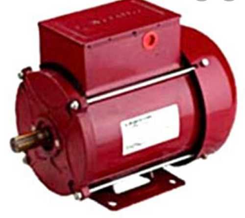 Red Single Phase Electric Motor 