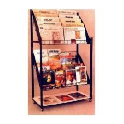 Smooth Finish Newspaper Holder Stand No Assembly Required