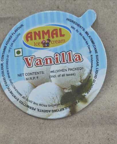 White Fresh Vanilla Ice Cream