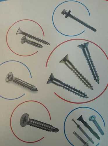 Polished Multisize Mild Steel Screw