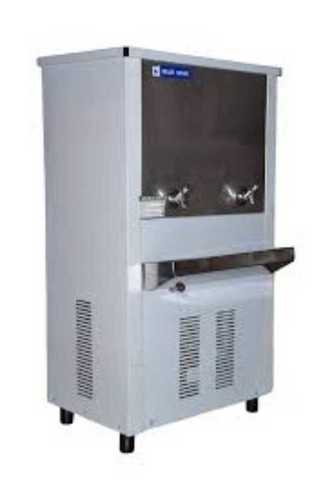 Stainless Steel Water Cooler - 220 V, 1550 W Power Consumption, 2 Taps | Silver Color, Customized Size, New Condition