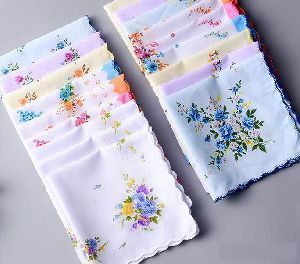 Printed Cotton Ladies Handkerchief
