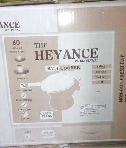 Silver The Heyance Aluminium Bati Cooker