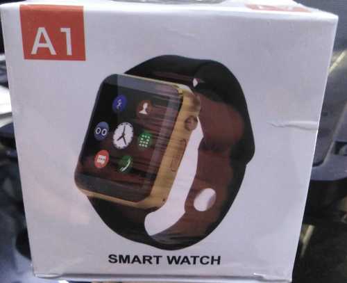 Black Waterproof Smart Bluetooth Watch