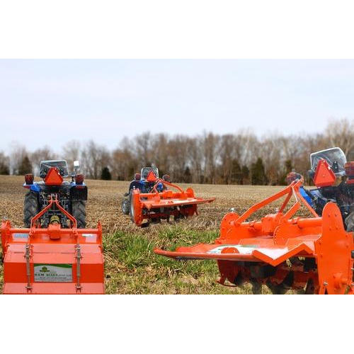 Red Tractor Iron Mini Rotavator