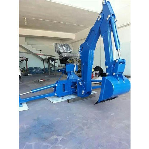 Blue Agriculture Tractor Backhoe