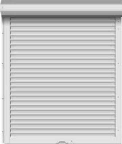 White Corrosion Proof Roll Up Shutter