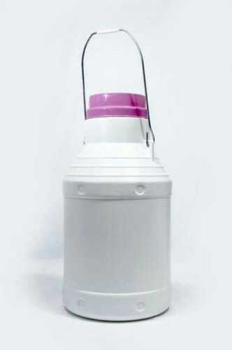 White 10 Liter Plastic Milk Can