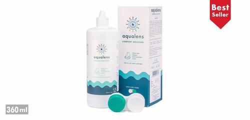 Aqualens Comfort Contact Lens Solution 360 ML with Lens Case