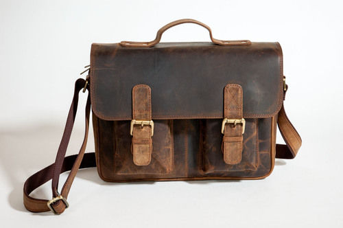 Brown Satchel Laptop Bag Gender: Women