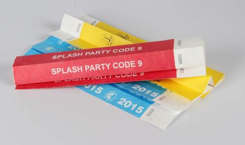 Standard Colours Wristband For Event Accreditation