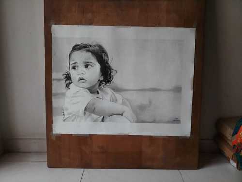 Best Price Charcoal Graphite Painting Size: Multiple