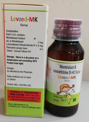 Levocetirizine Dihydrochloride Hcl Montelukast Syrup