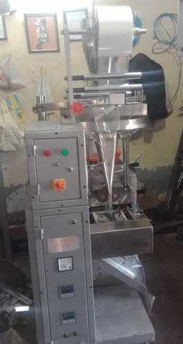 Silver Three Phase Fully Automatic Grade Mehandi Pouch Packing Machine